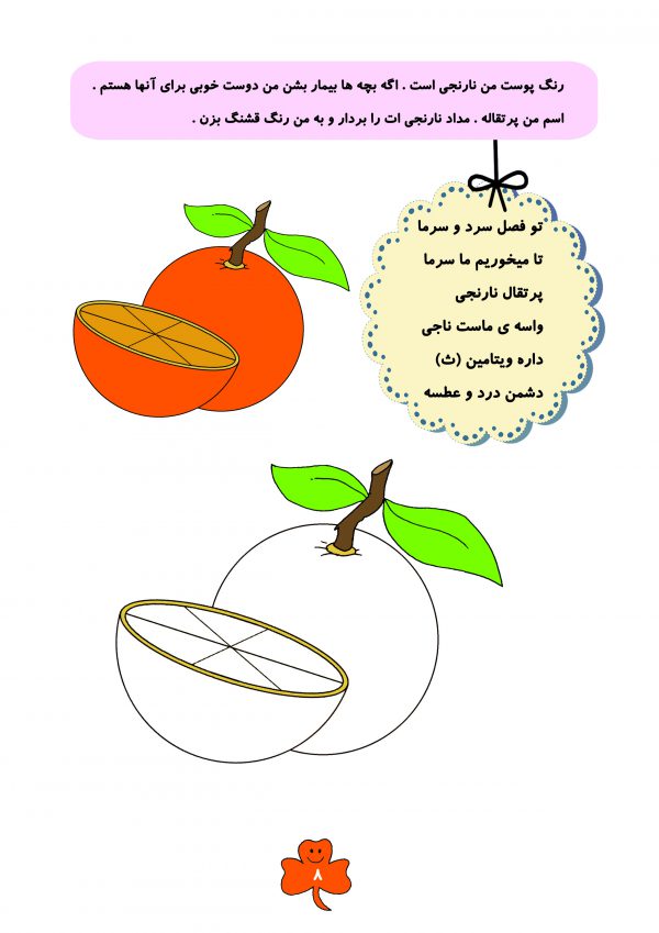 کتاب شناخت میوه ها و رنگها پیش دبستانی